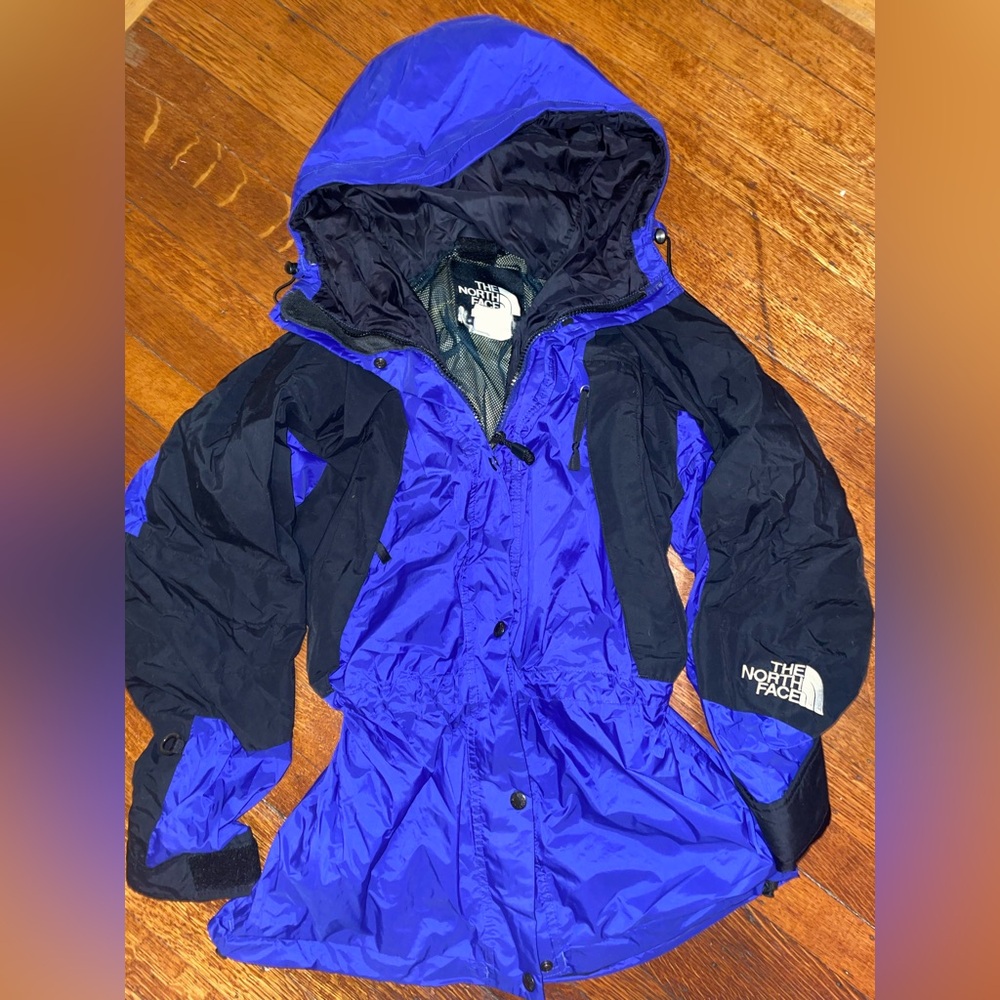 90’s The North Face Gore-Tex Mountain Jacket women’s medium black blue